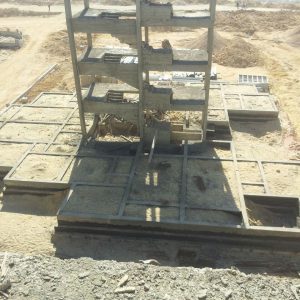 Foundation: Strip footing & concrete core for stairs & elevator
